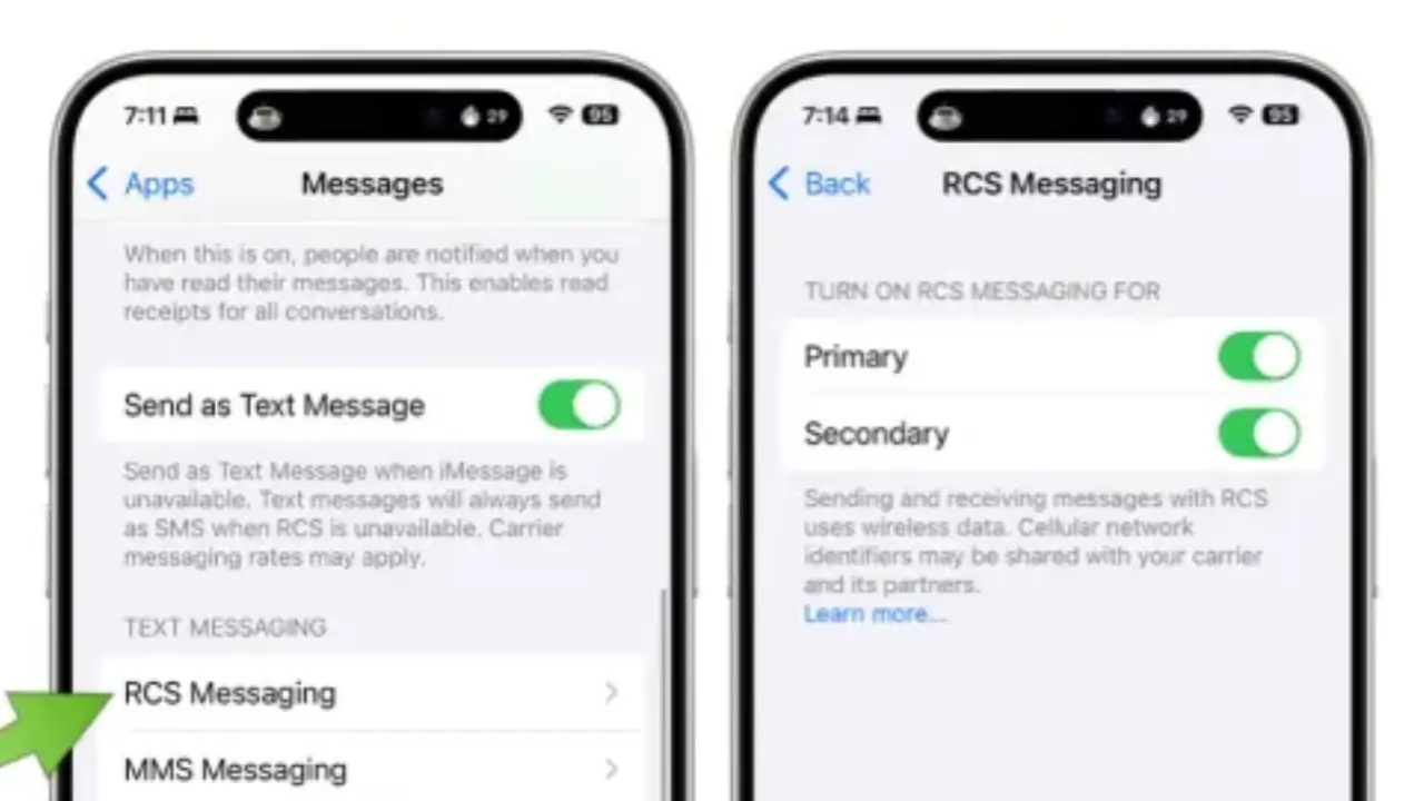 Enable RCS on Your iPhone